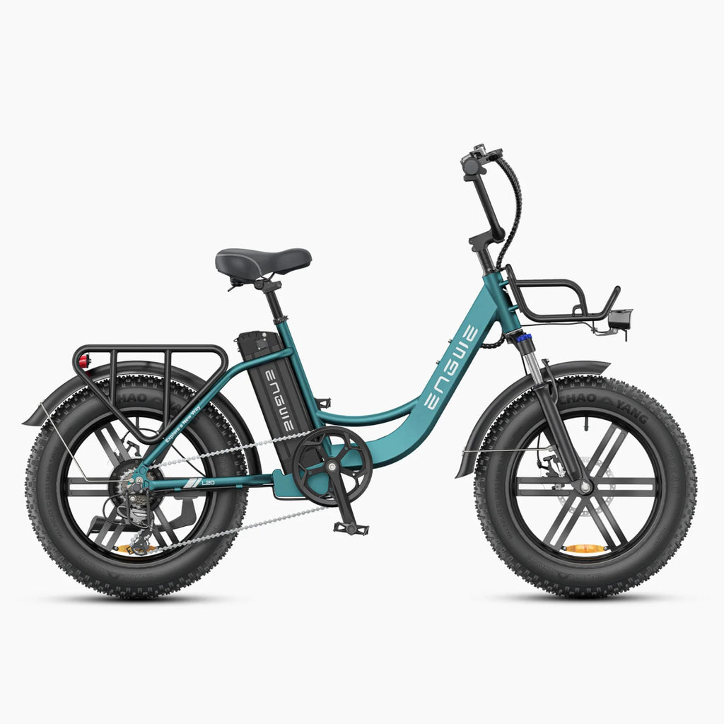 ENGWE L20 Boost – Bici Elettrica Fat Bike 250W, Coppia 75Nm con Sensore di Coppia e Pulsante Boost
