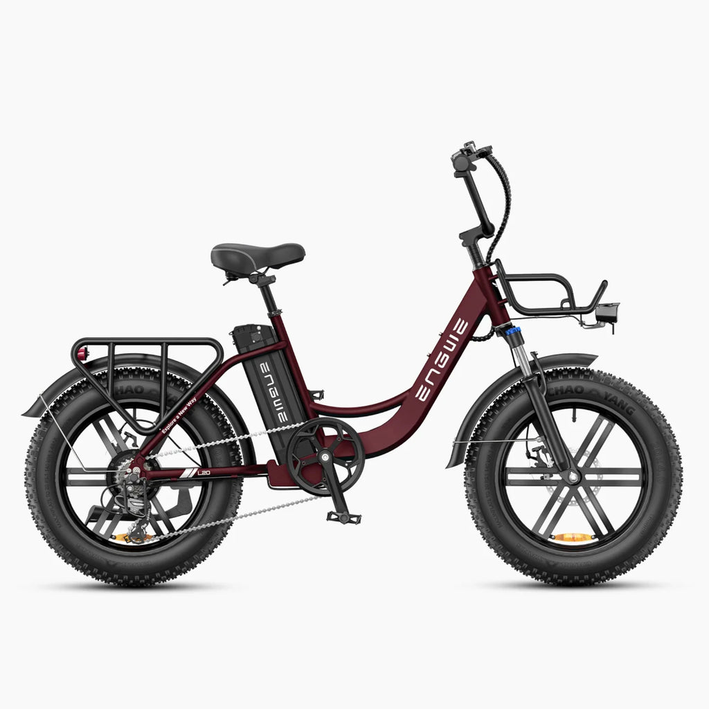 ENGWE L20 Boost – Bici Elettrica Fat Bike 250W, Coppia 75Nm con Sensore di Coppia e Pulsante Boost