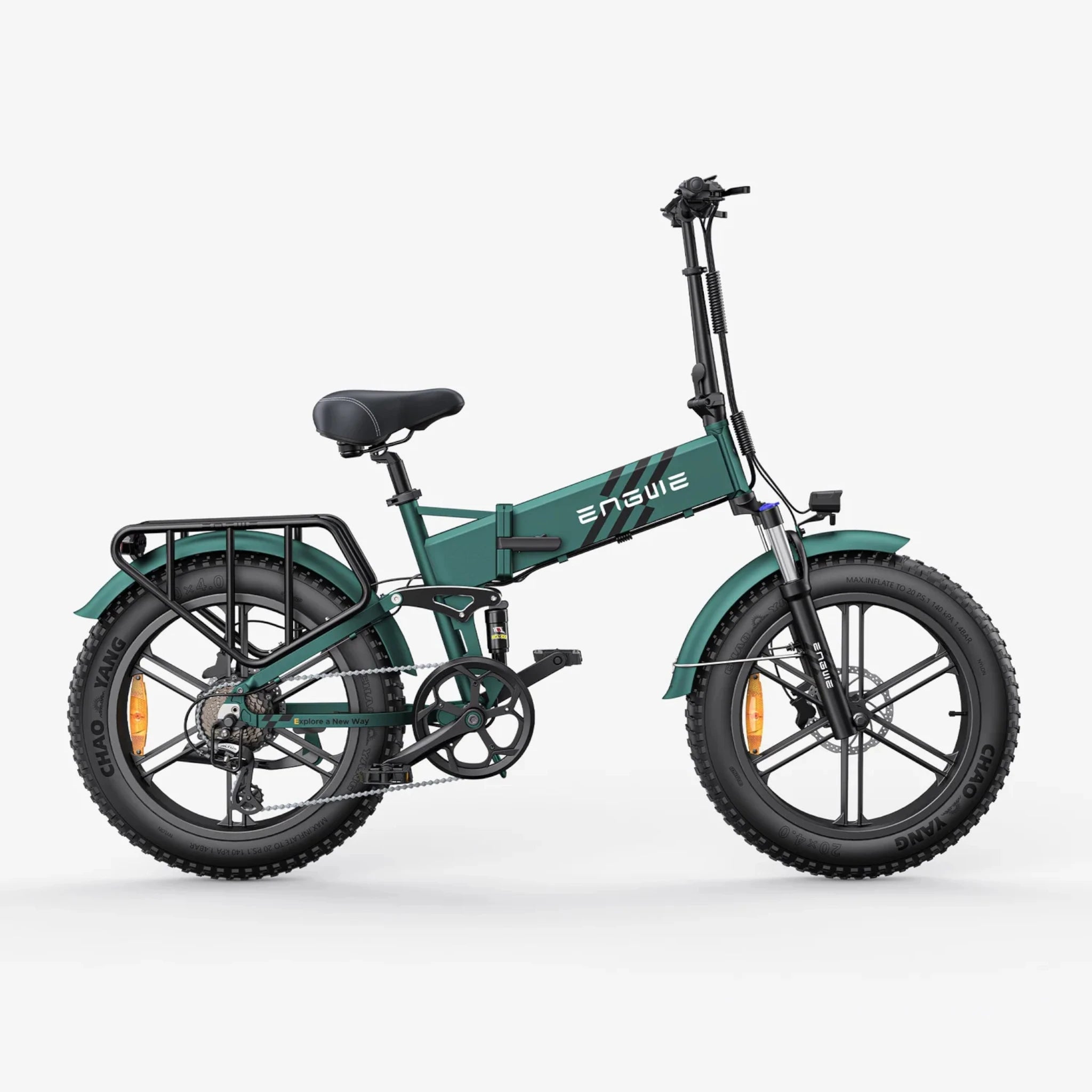 Engwe Engine Pro 2.0 - Bici Elettrica Pieghevole con Sensore di Coppia, 75Nm, 52V 16Ah