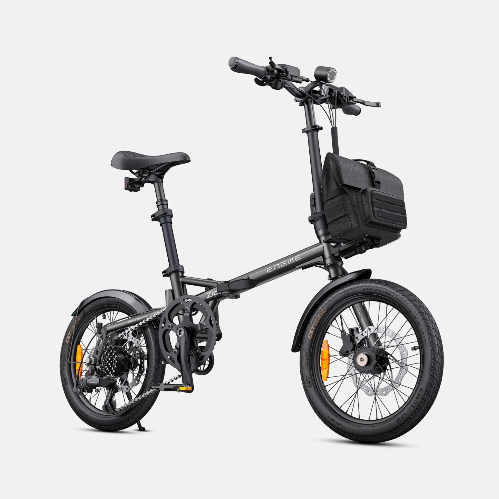 ENGWE ZIP Bicicletta Elettrica Pieghevole 250W con Sensore di Coppia, Freni Idraulici e Batteria LG 36V 10Ah – Autonomia fino a 120 km | Garanzia Italiana