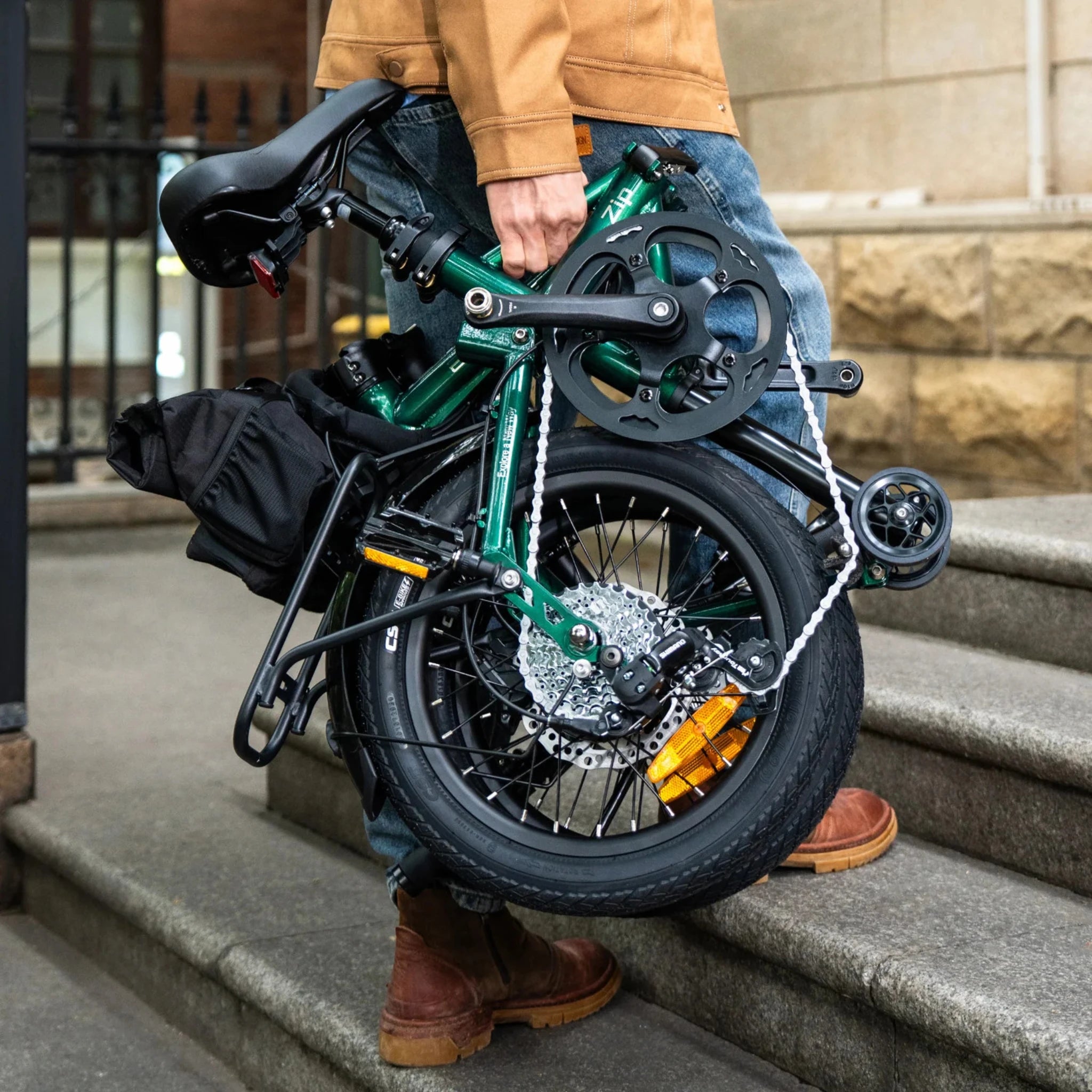 ENGWE ZIP Bicicletta Elettrica Pieghevole 250W con Sensore di Coppia, Freni Idraulici e Batteria LG 36V 10Ah – Autonomia fino a 120 km | Garanzia Italiana