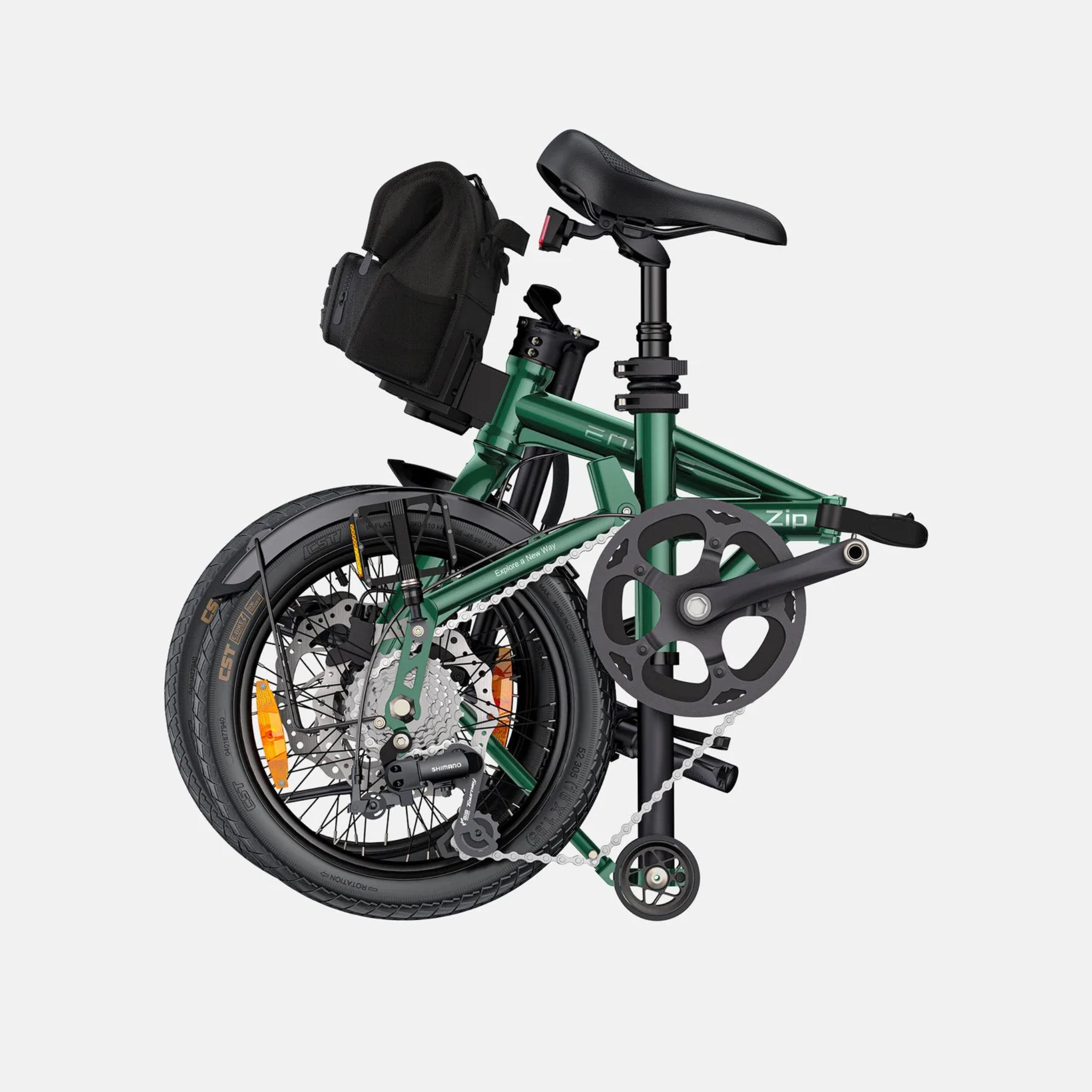 ENGWE ZIP Bicicletta Elettrica Pieghevole 250W con Sensore di Coppia, Freni Idraulici e Batteria LG 36V 10Ah – Autonomia fino a 120 km | Garanzia Italiana