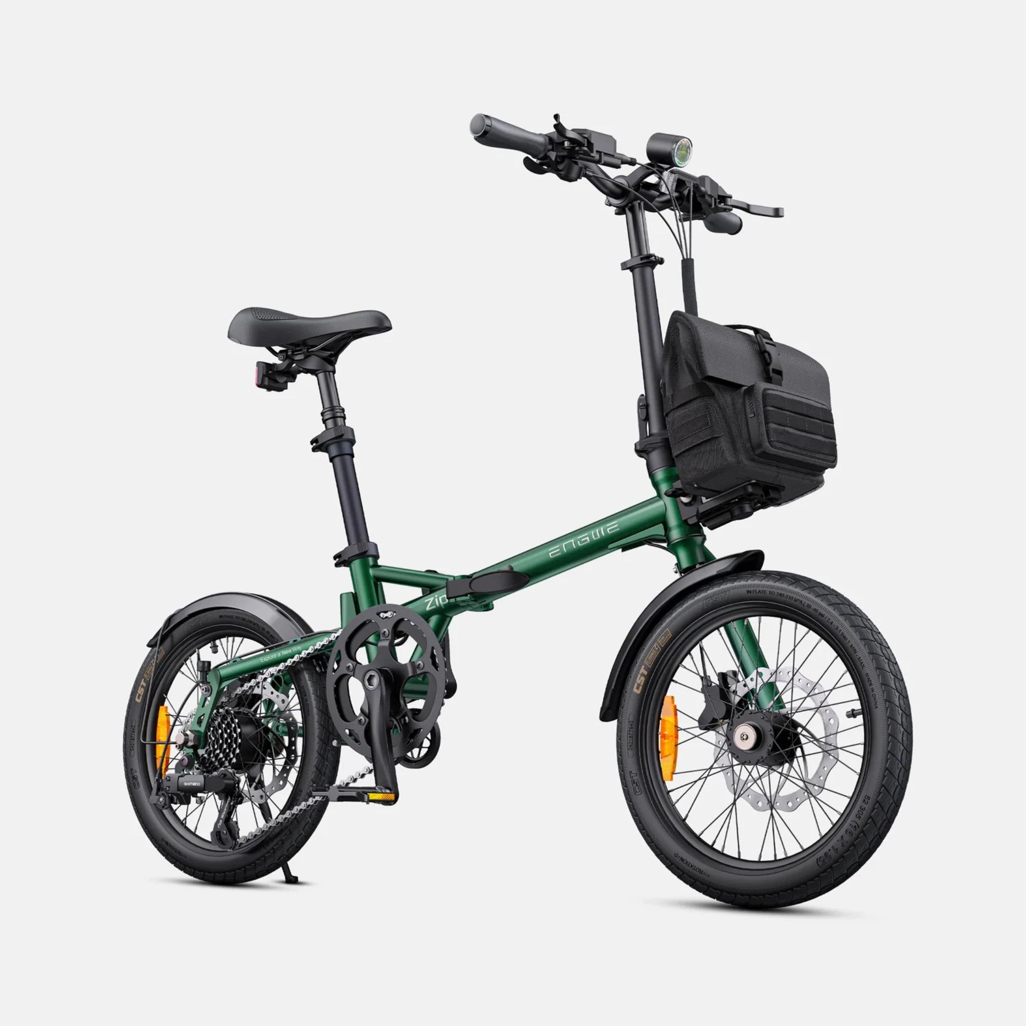 ENGWE ZIP Bicicletta Elettrica Pieghevole 250W con Sensore di Coppia, Freni Idraulici e Batteria LG 36V 10Ah – Autonomia fino a 120 km | Garanzia Italiana