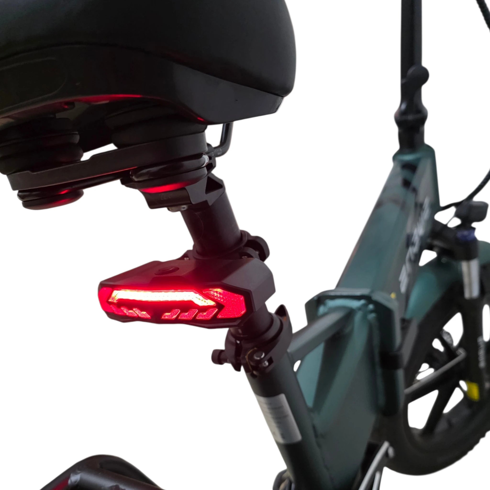 Luce Posteriore per Bici con Indicatori di Direzione e Allarme Wireless