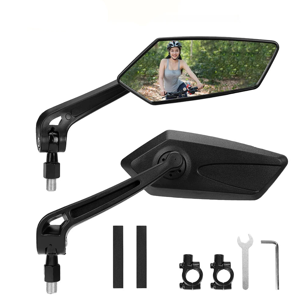 Specchietti retrovisori Regolabile 360° ad Alta Visibilità per Bicicletta e monopattini elettrici